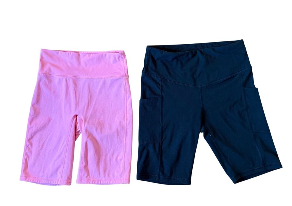 Fabletics and Lifesky high rise biking athletic short bundle S/m